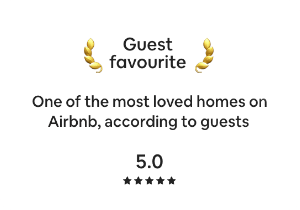 Guest favourite 5 stars - One of the most loved homes on Airbnb